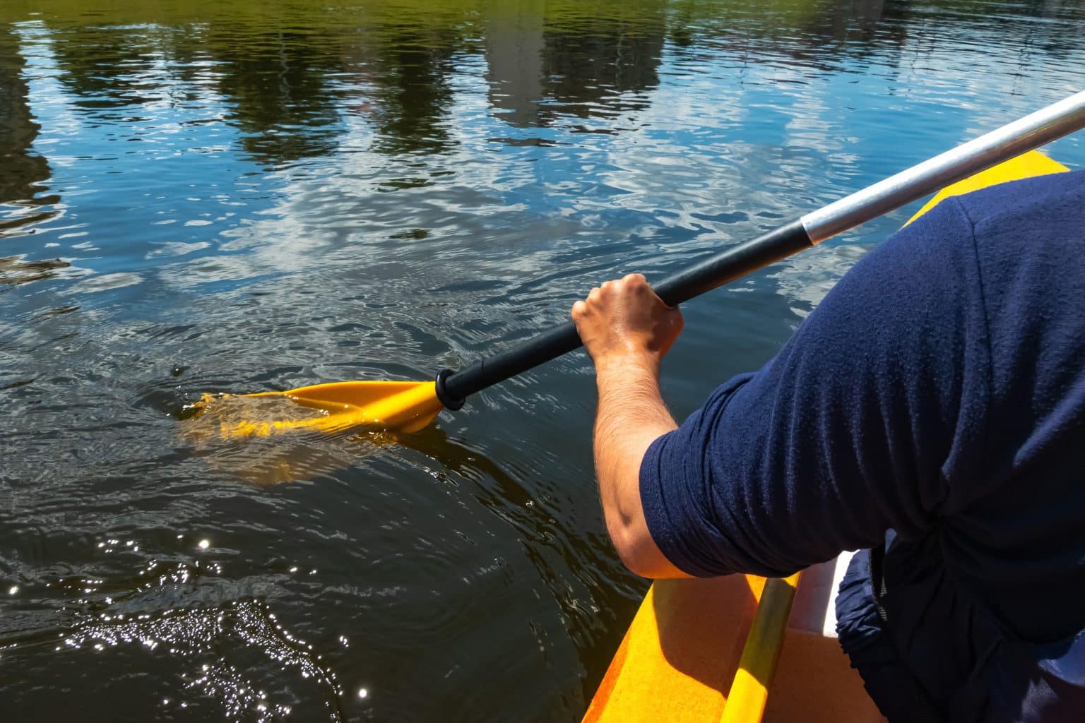Kayaks available to rent at Cottage Grove Ravine Regional Park